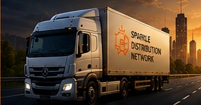 Sparkle Distribution Network delivery truck